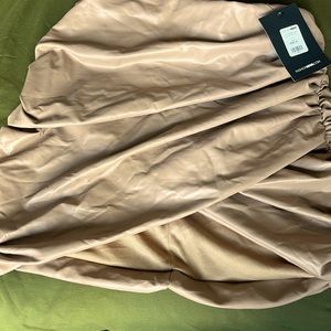 Fashion Nova Don’t Cross Me Faux Leather Mini Skirt